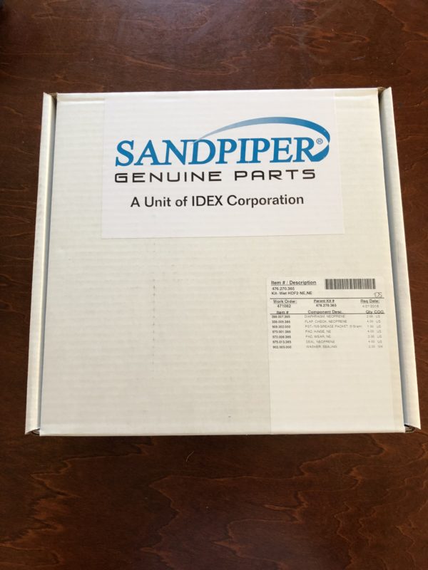 Sandpiper HDF2 wet end diaphragm rebuild